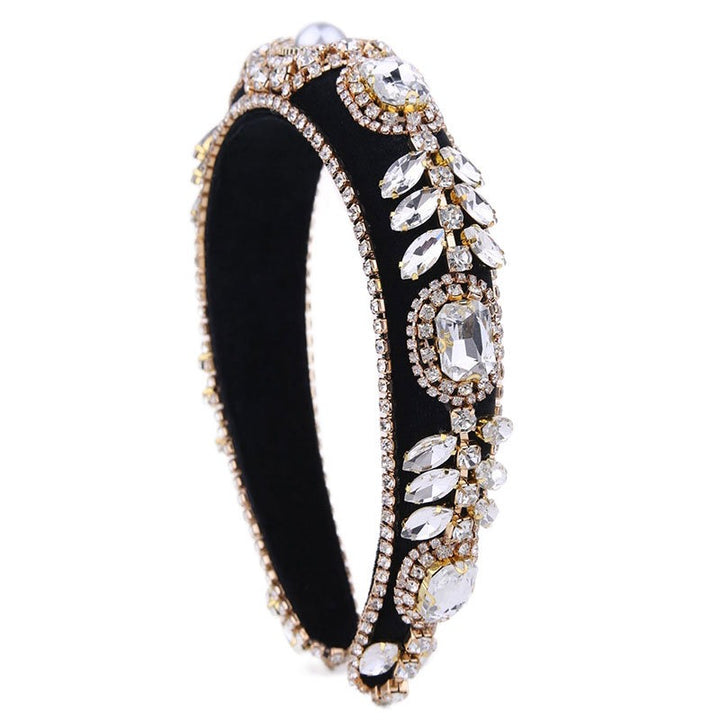 Jeweled Floral Headband for Glamorous Special-Occasion Hair