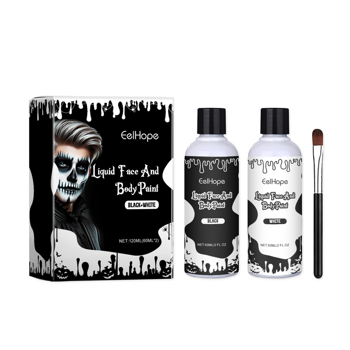 Halloween Face Paint Set for Bold, Lasting Skull Looks