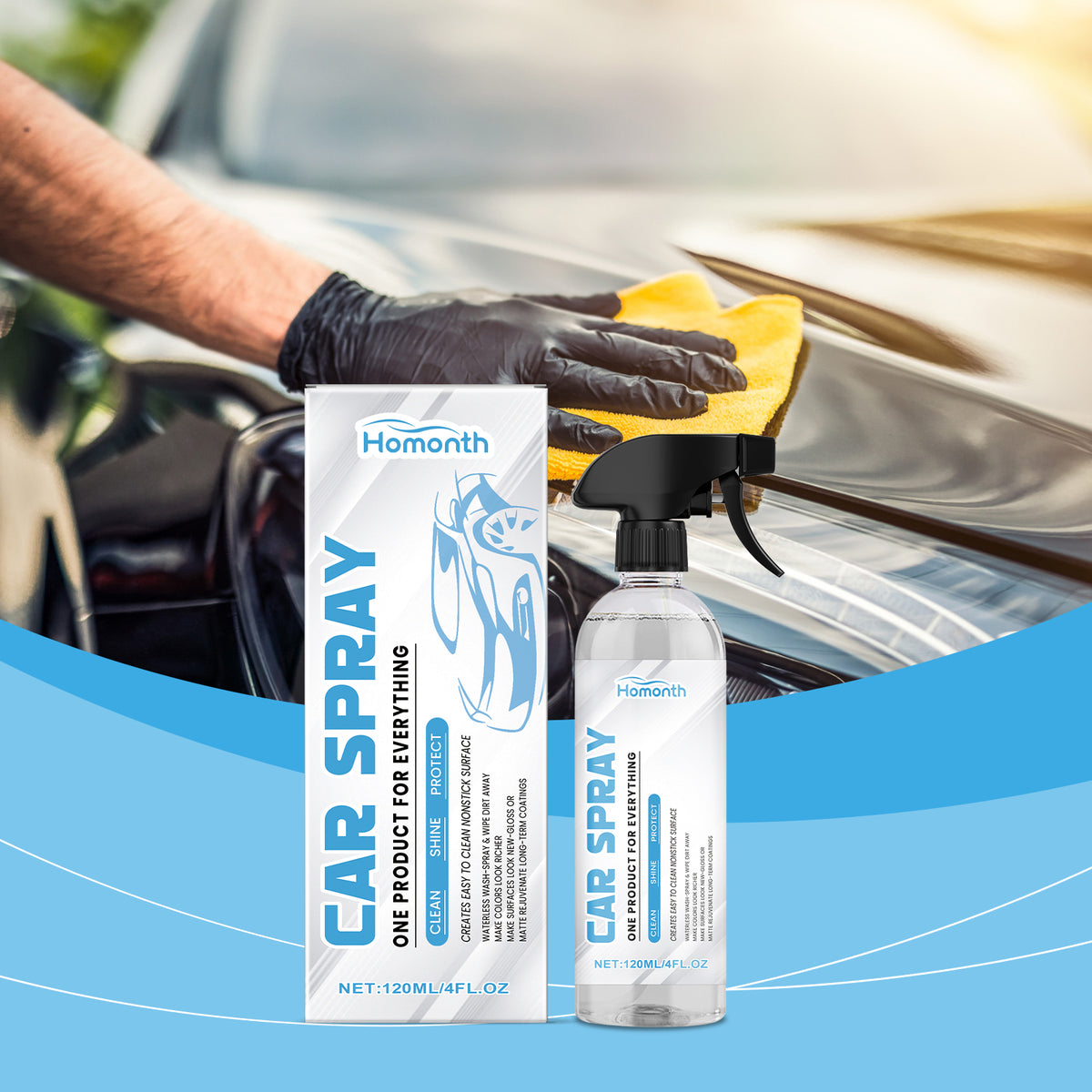 Automotive Coating Spray for Gloss & Stain Protection