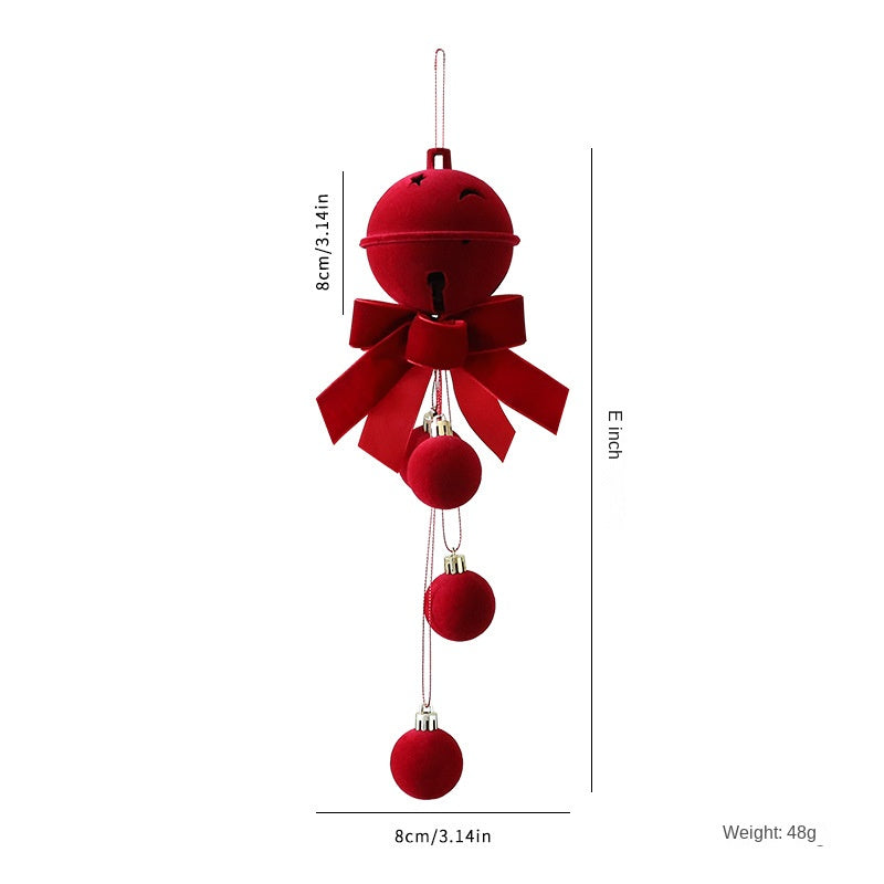 Christmas Bell Plush Ornaments Nordic Holiday Decor