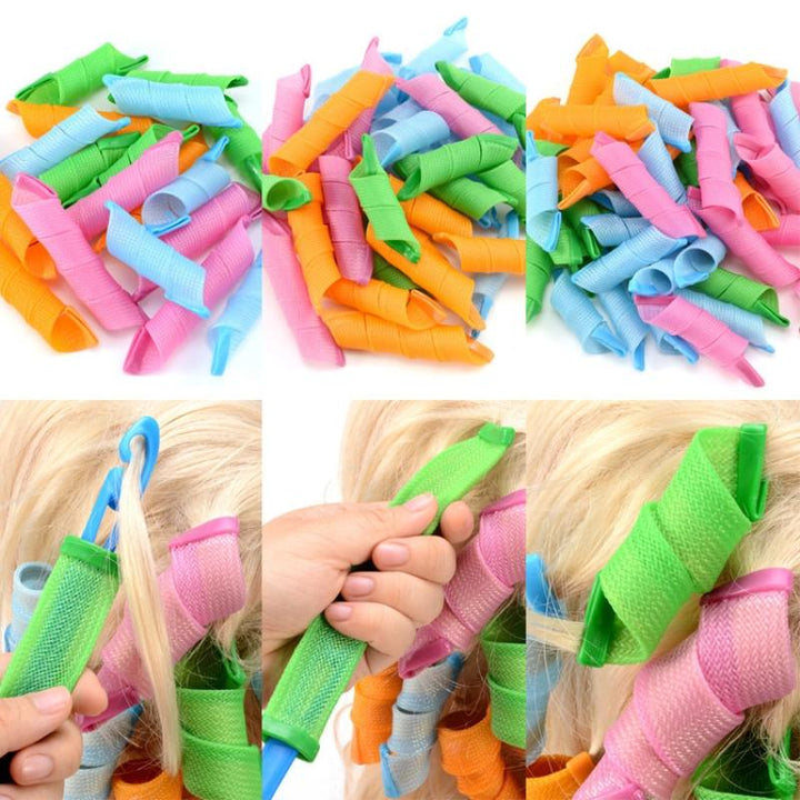 Hair Rollers for Heat-Free Curls and Easy Beach Waves