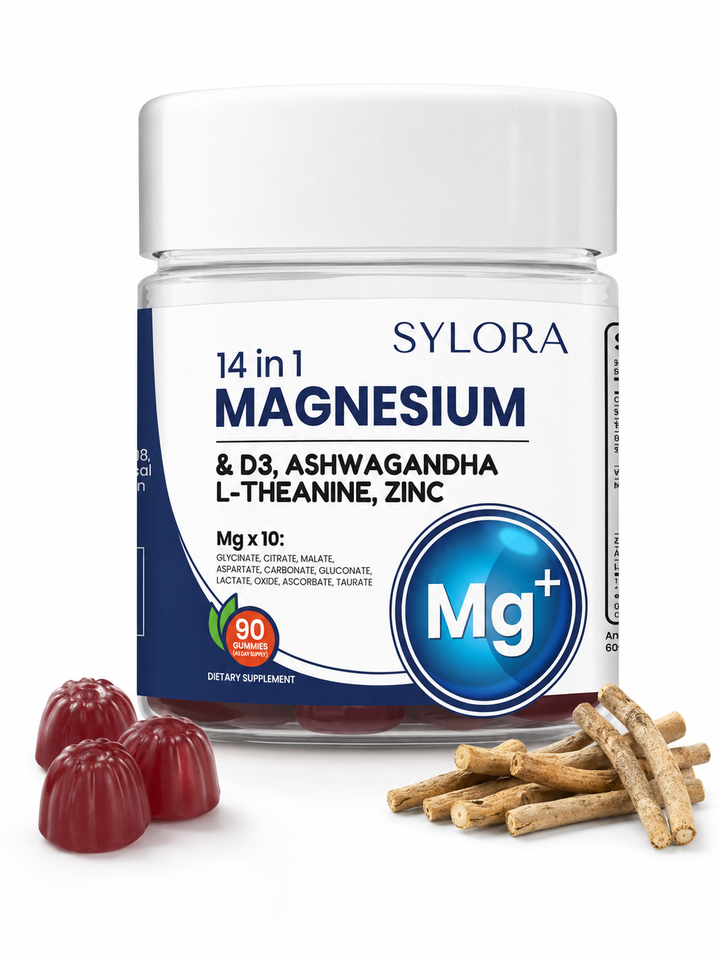 14-in-1 Magnesium Gummies with D3, Ashwagandha & Zinc