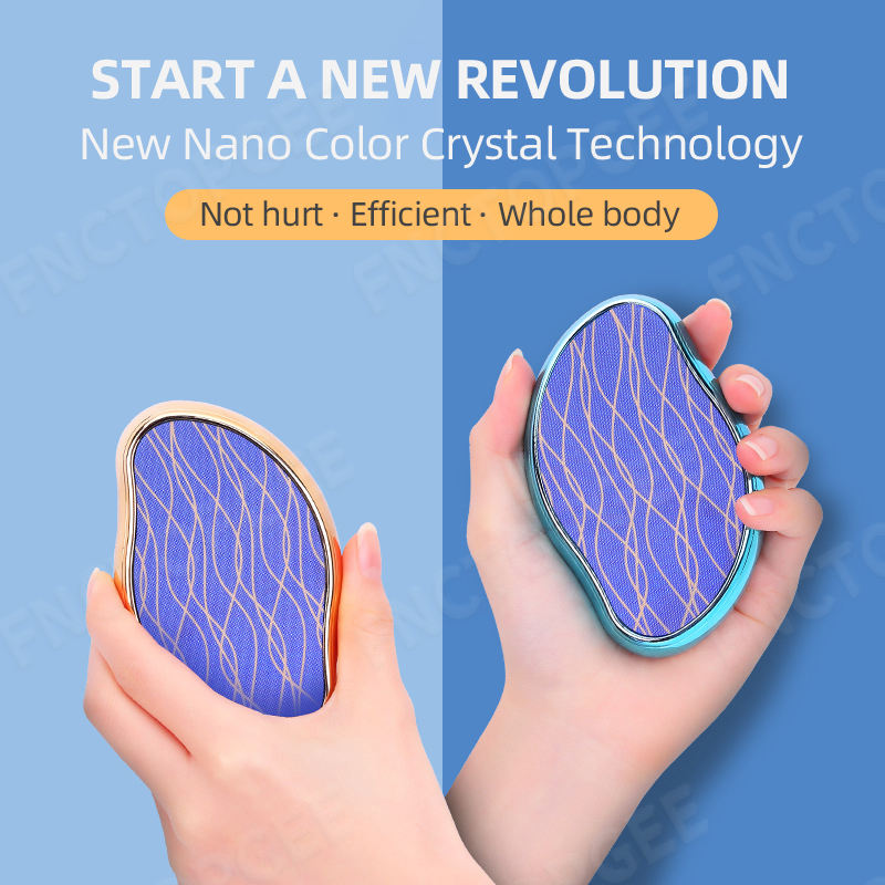 Crystal Glass Epilator for Gentle Body Hair Removal