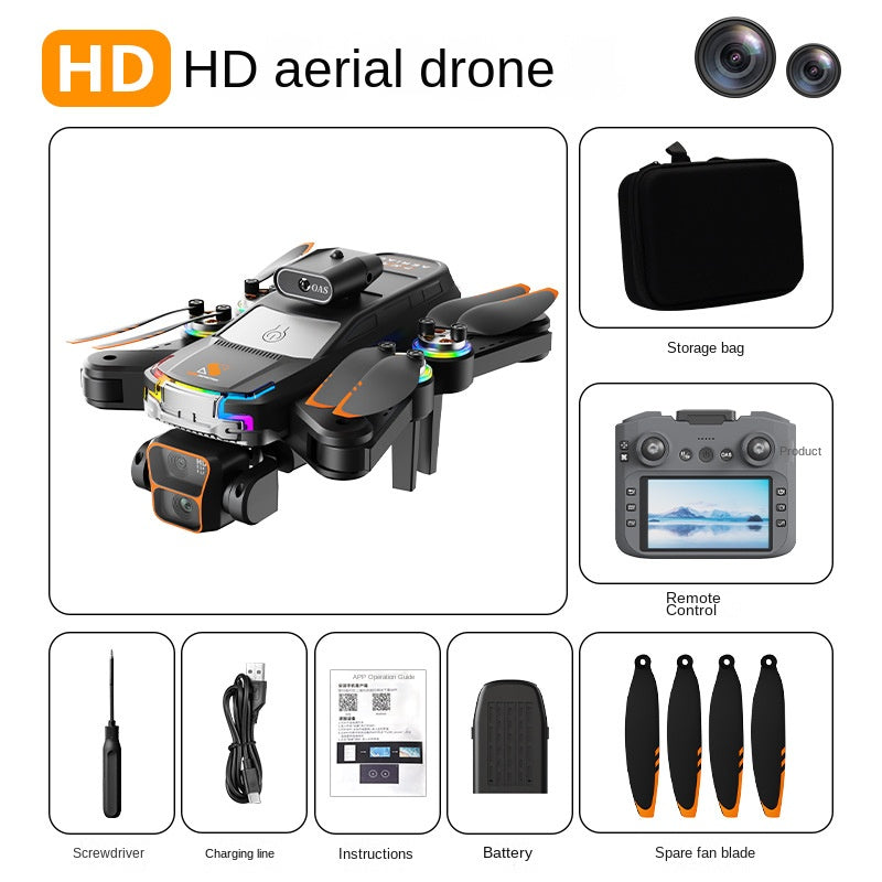 Foldable HD Camera Drone with Obstacle Avoidance Sensor