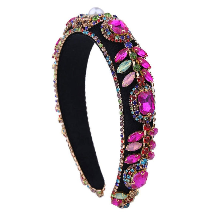 Jeweled Floral Headband for Glamorous Special-Occasion Hair