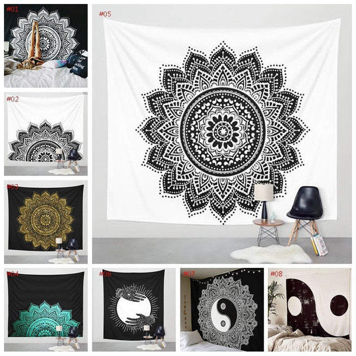 Mandala Tapestry Wall Hanging for Boho Room Makeovers