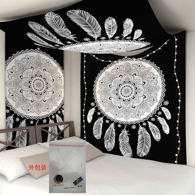 Mandala Tapestry Wall Hanging for Boho Room Makeovers