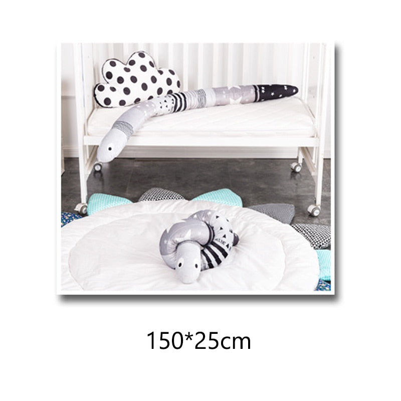 150 cm Snake Pillow for Cozy Nursery Cuddles & Decor