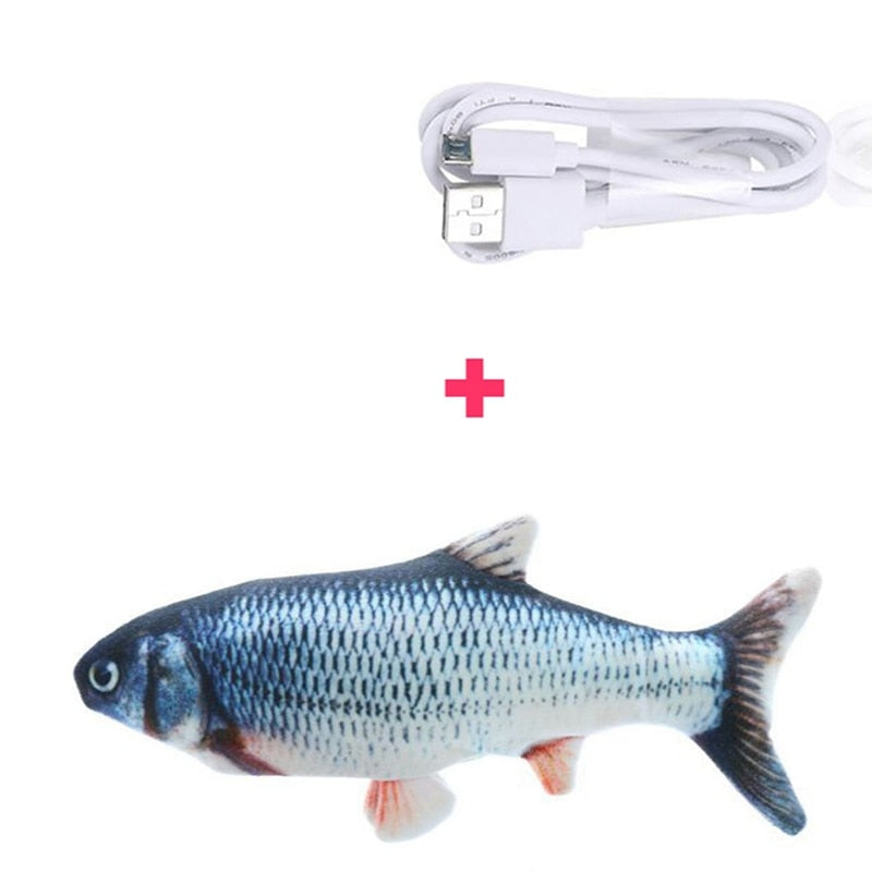 Interactive Fish Cat Toy for Indoor Play & Enrichment
