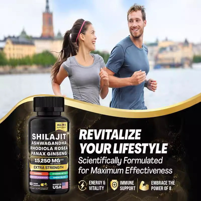 Sea Moss Shilajit Collagen Capsules – Reduce Wrinkles