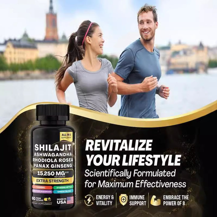 Sea Moss Shilajit Collagen Capsules – Reduce Wrinkles