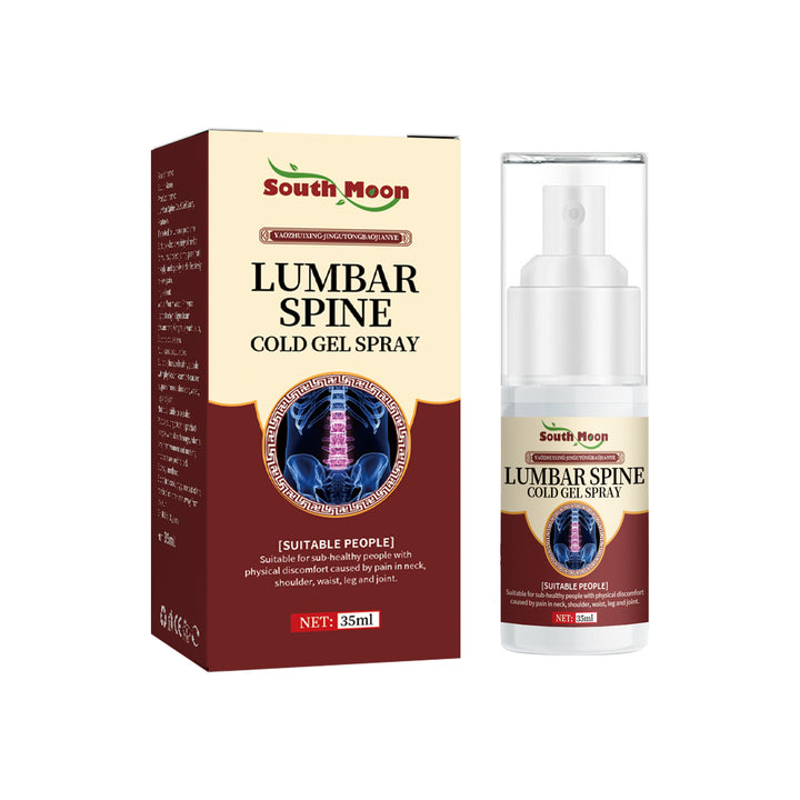 Lumbar Pain Relief Spray, Cooling Targeted Gel, 35ml