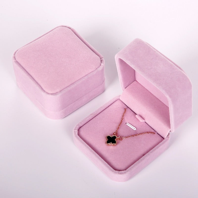 Velvet Jewelry Box for Necklaces and Gift Packaging