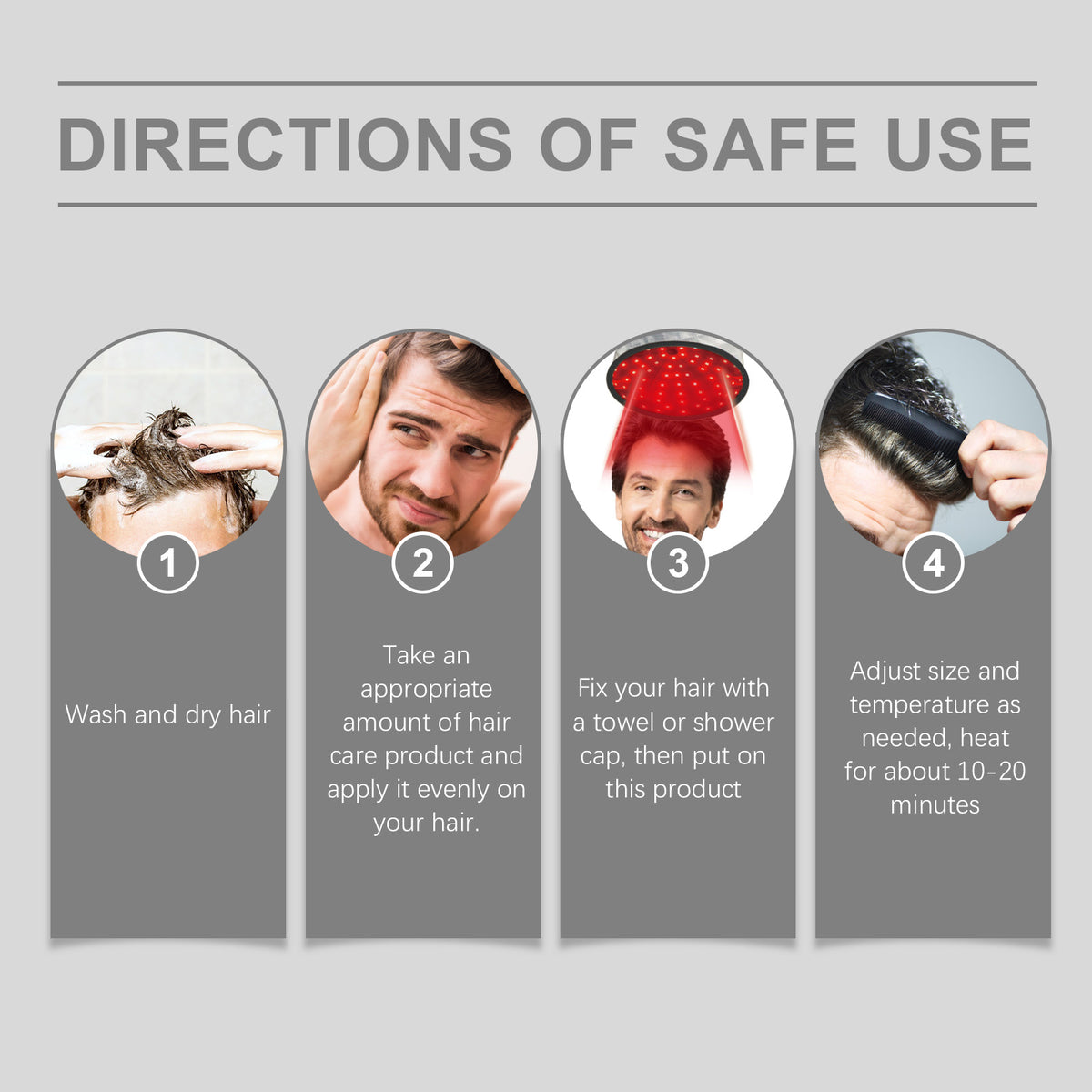 Laser Hair Growth Cap With Even-Heat Home Hair Care