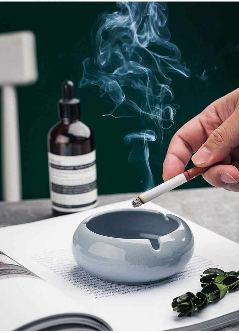 Ceramic Ashtray for Stylish, Cleaner Home Tabletops