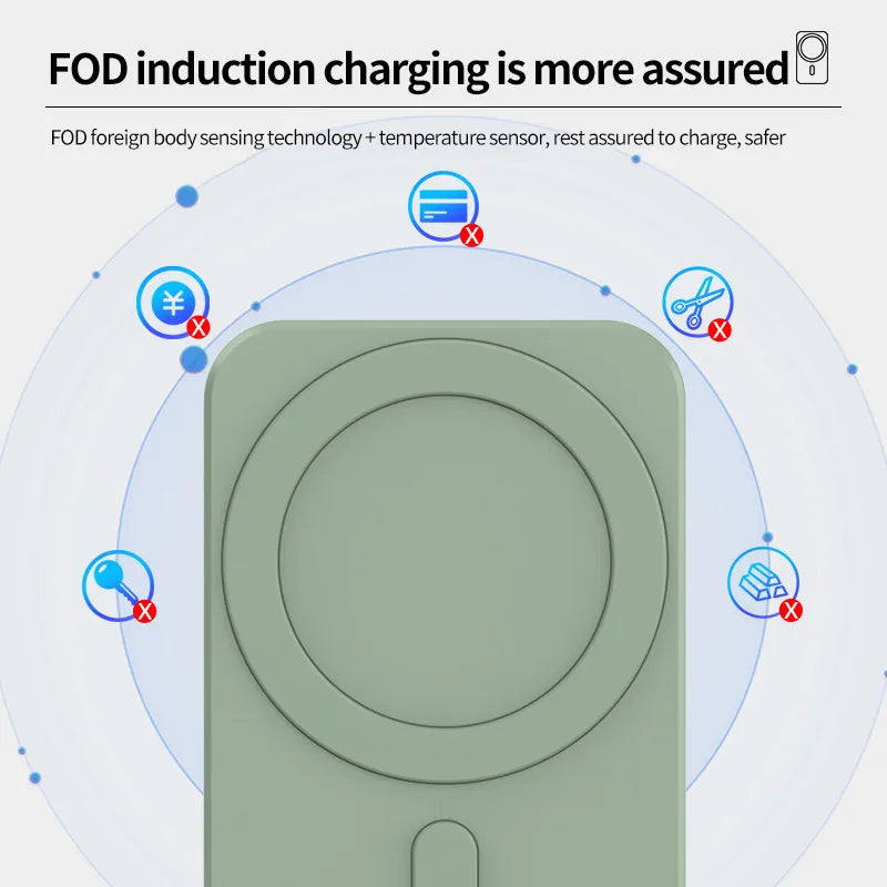 Magnetic Car Wireless Charger for iPhone 12 Vent Mount