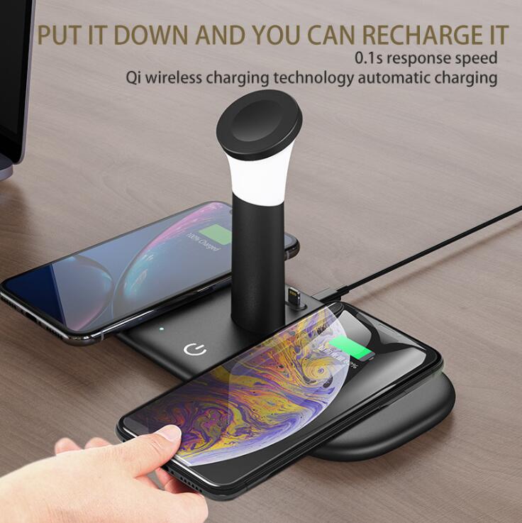 15W Wireless Charging Stand for iPhone, Watch & AirPods
