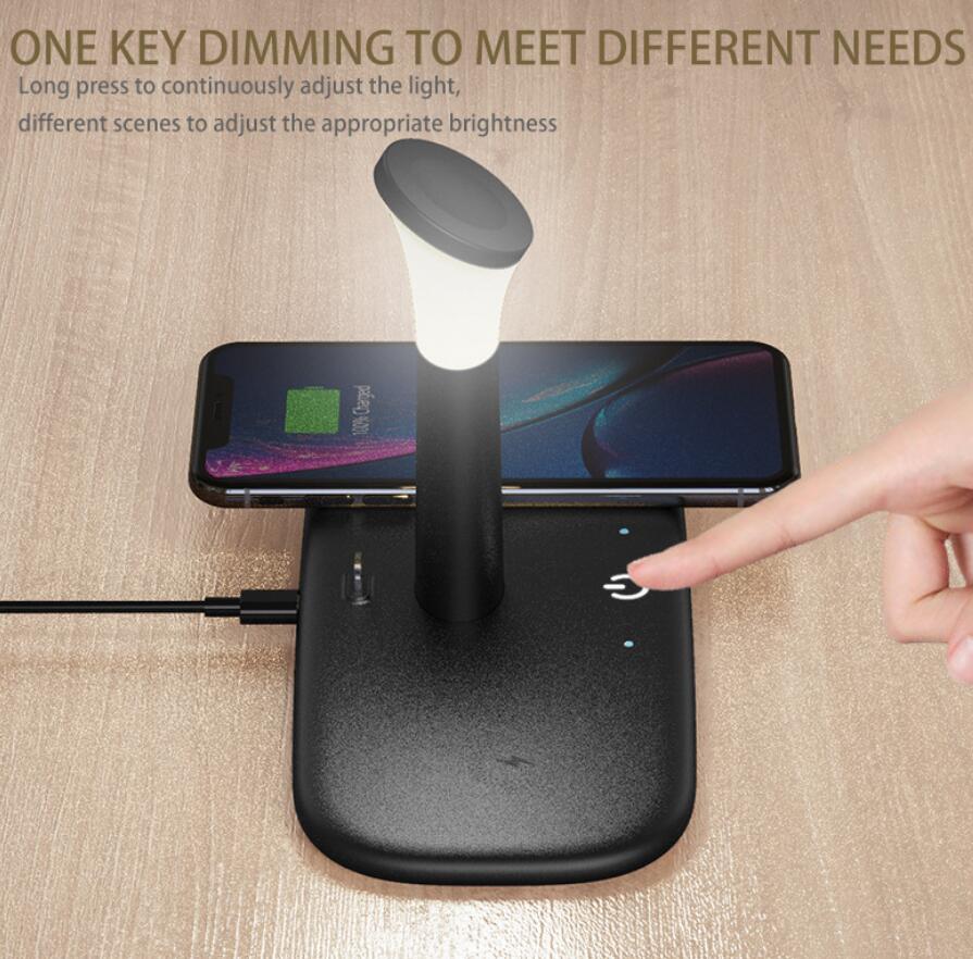 15W Wireless Charging Stand for iPhone, Watch & AirPods