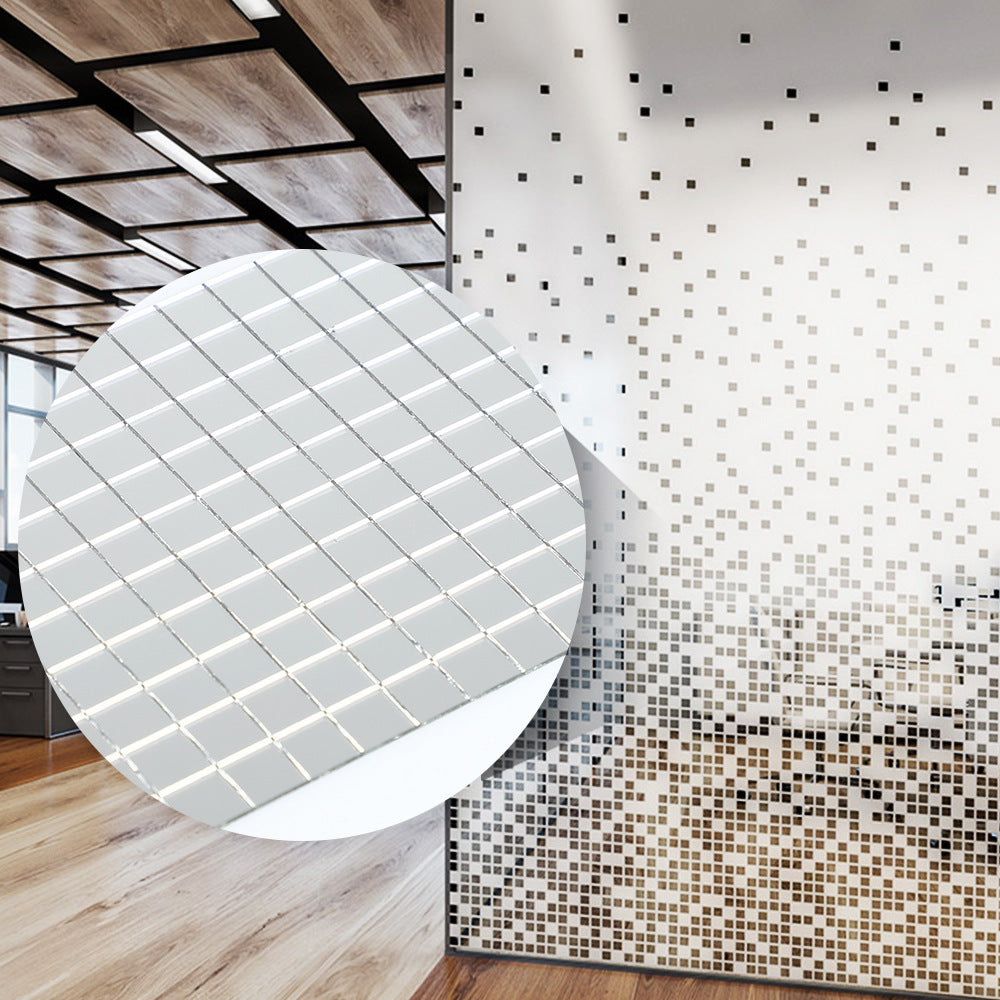 Mosaic Wall Stickers for Reflective Accent Wall Decor