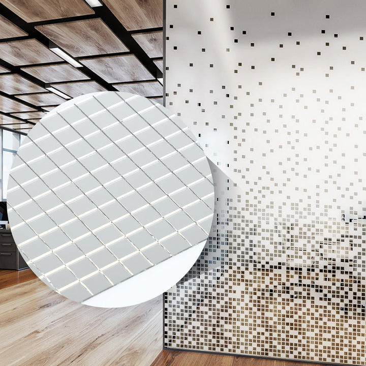 Mosaic Wall Stickers for Reflective Accent Wall Decor