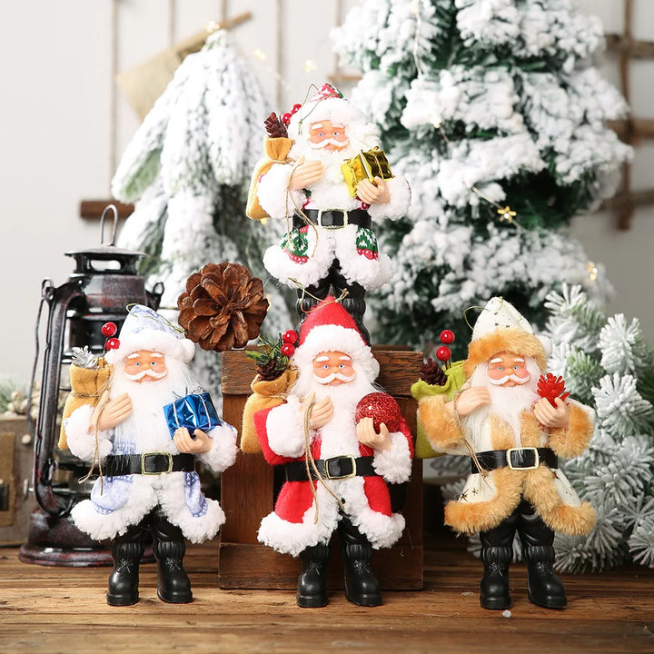 Santa Claus Doll Ornament for Christmas Tree Decor
