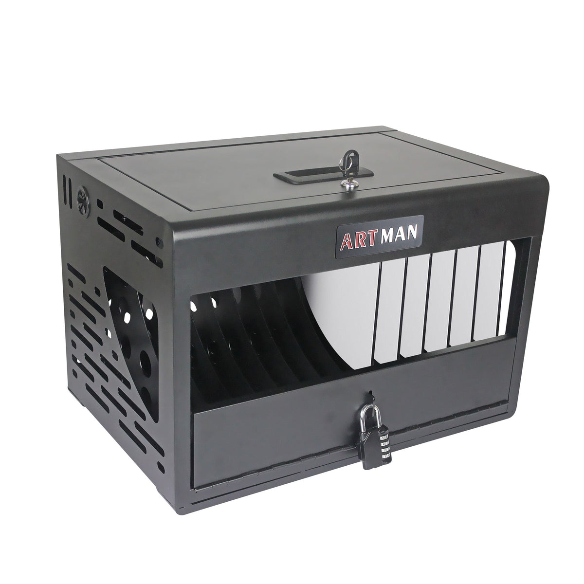 16 Bay Laptop Charging Cabinet with Lock for Schools