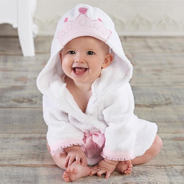 Hooded Baby Bathrobe: Cozy Animal Towel For Baths