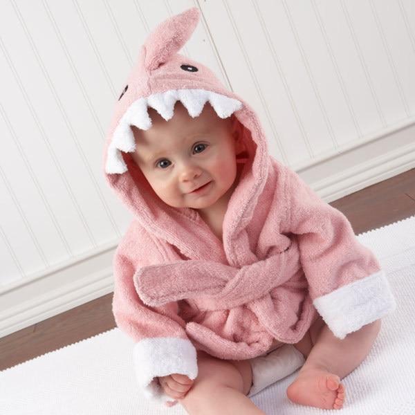 Hooded Baby Bathrobe: Cozy Animal Towel For Baths
