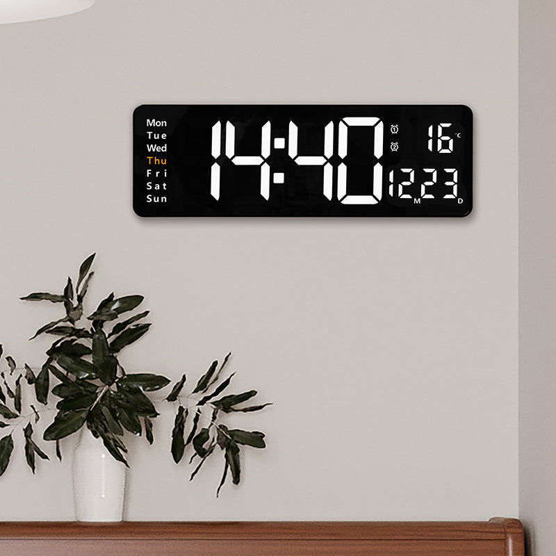 16-Inch Digital Wall Clock With At-a-Glance Display