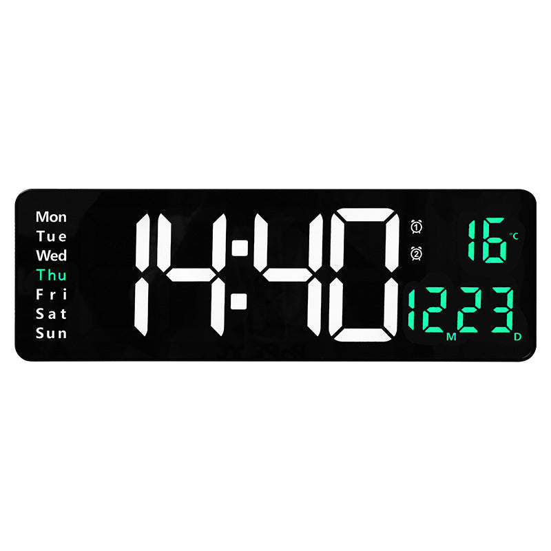 16-Inch Digital Wall Clock With At-a-Glance Display