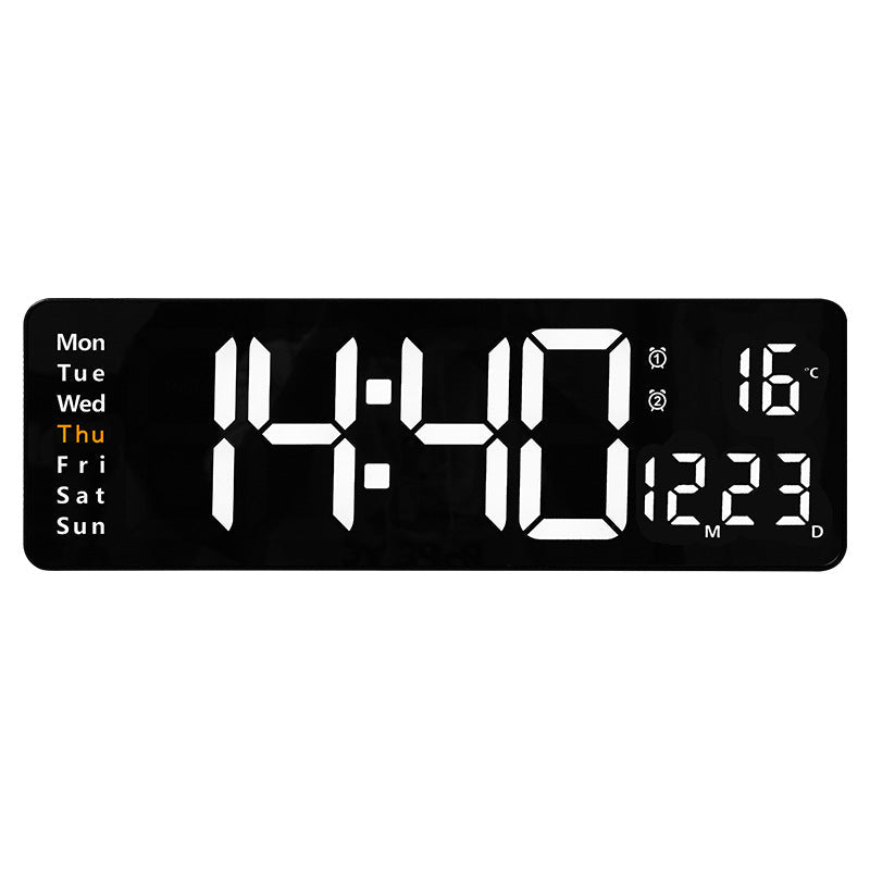 16-Inch Digital Wall Clock With At-a-Glance Display