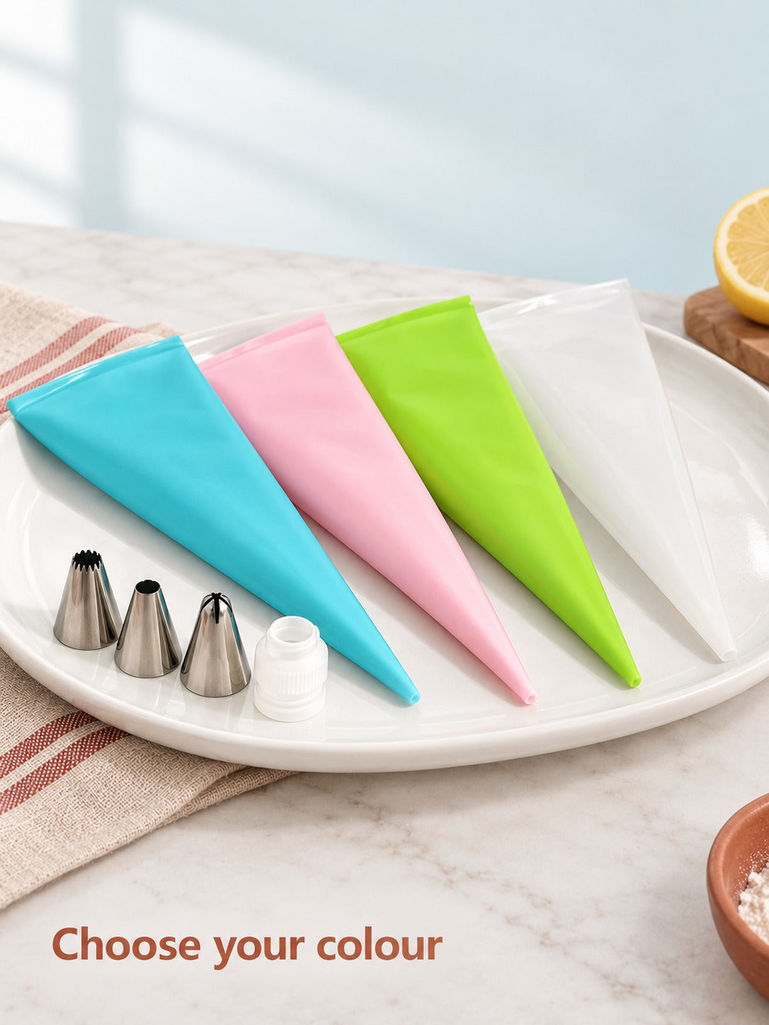 16-Piece Piping Tip Set for Cake Decorating at Home
