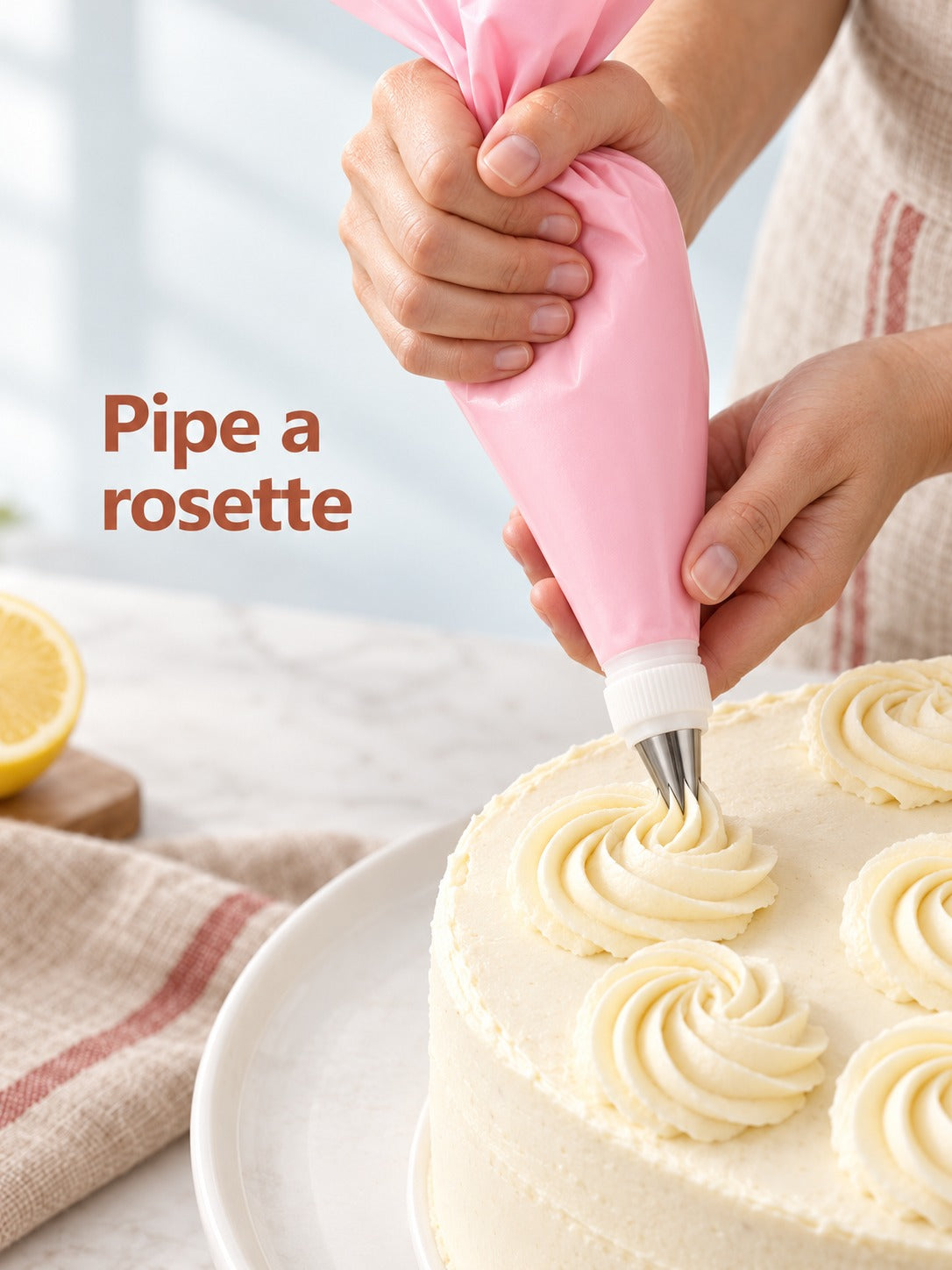 16-Piece Piping Tip Set for Cake Decorating at Home