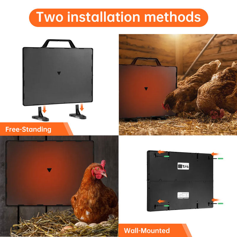 Chicken Coop Heater With Thermostatic Radiant Control