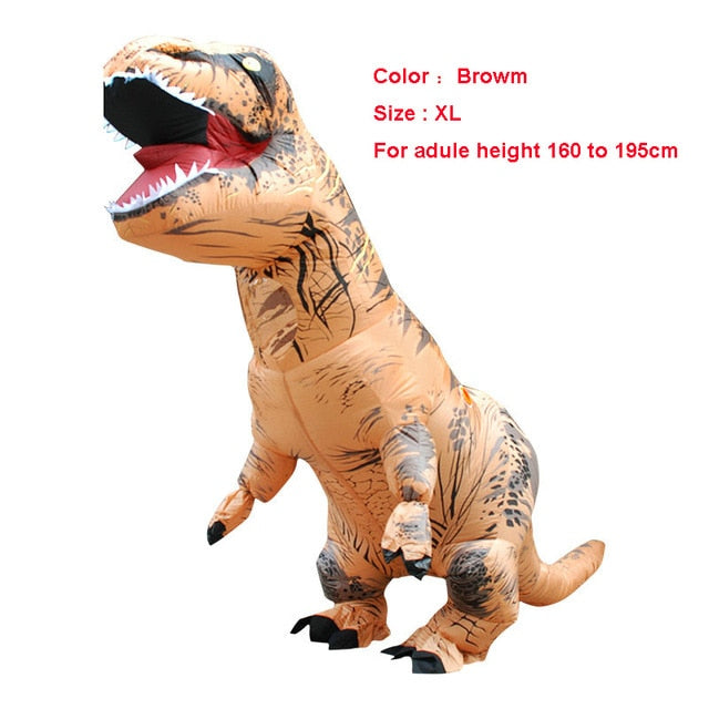 Adult T-Rex Inflatable Costume for Halloween Parties