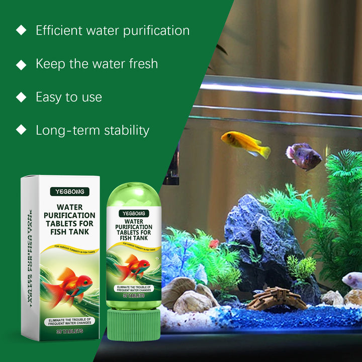 Aquarium Water Purification Tablets for Easier Care