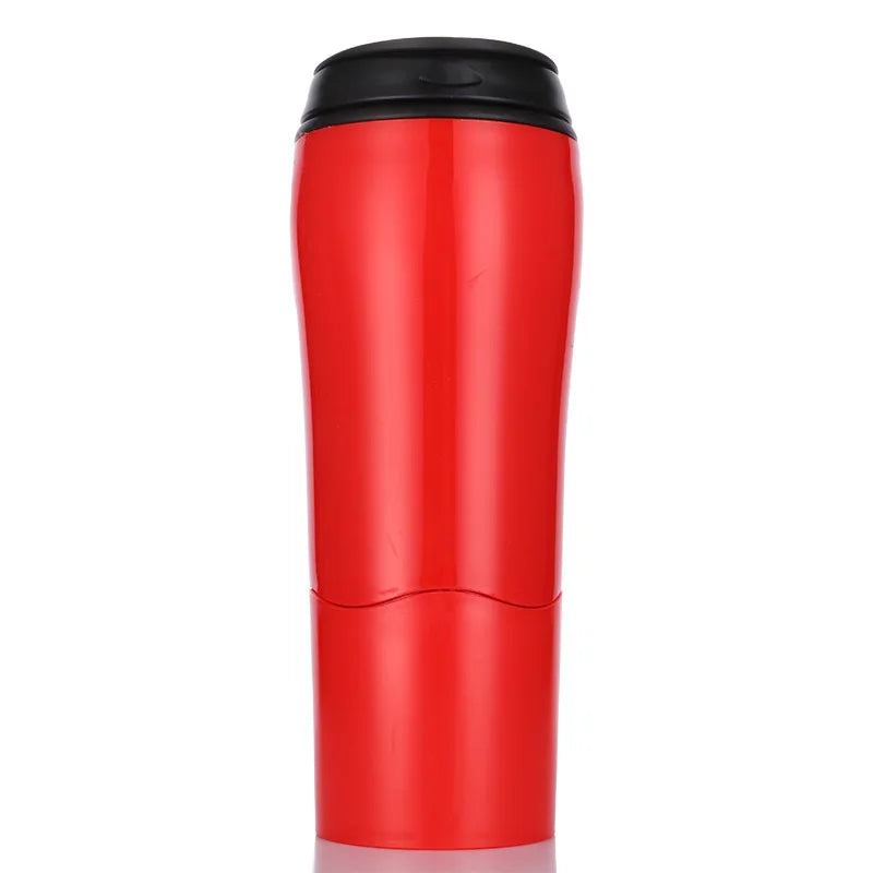 Double Layer Travel Mug With Scald-Safe Heat Insulation