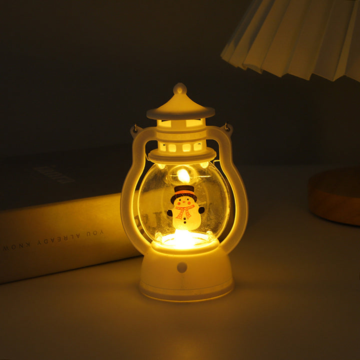 Christmas LED Lantern Decor with Warm Flameless Glow