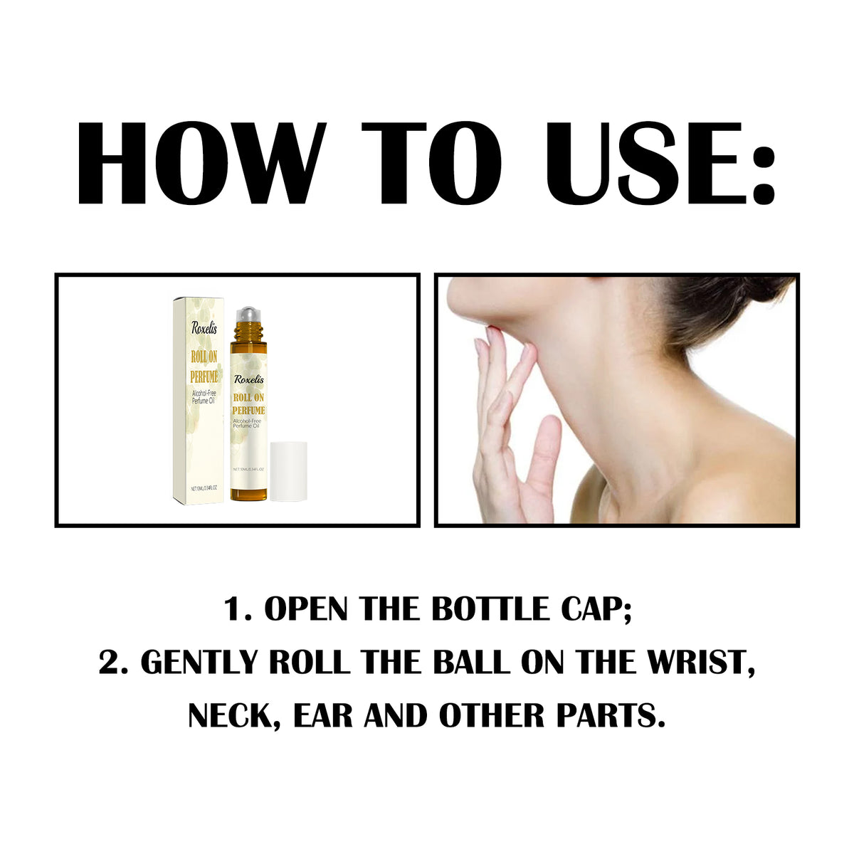 Roll-On Perfume Oil for Long-Lasting Travel Fragrance