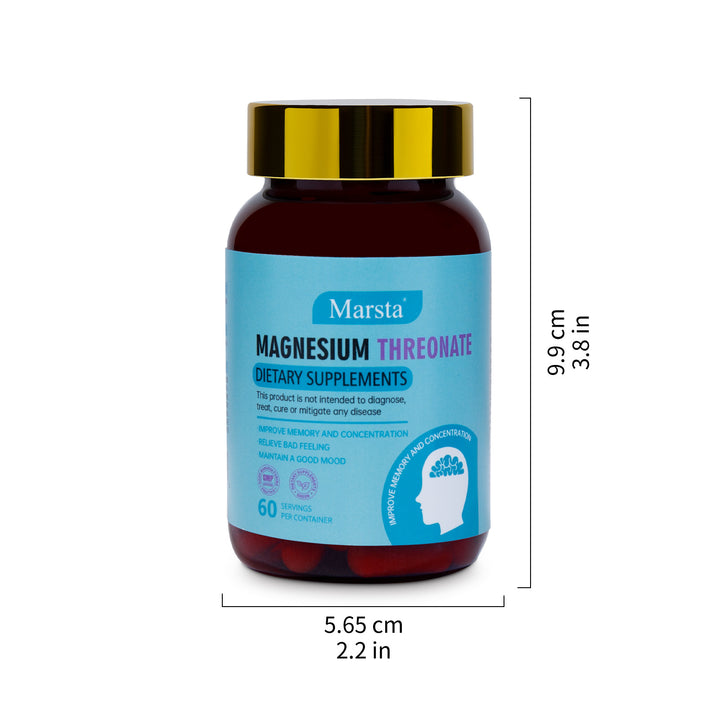Magnesium Threonate Capsules — Support Memory, Focus & Calm