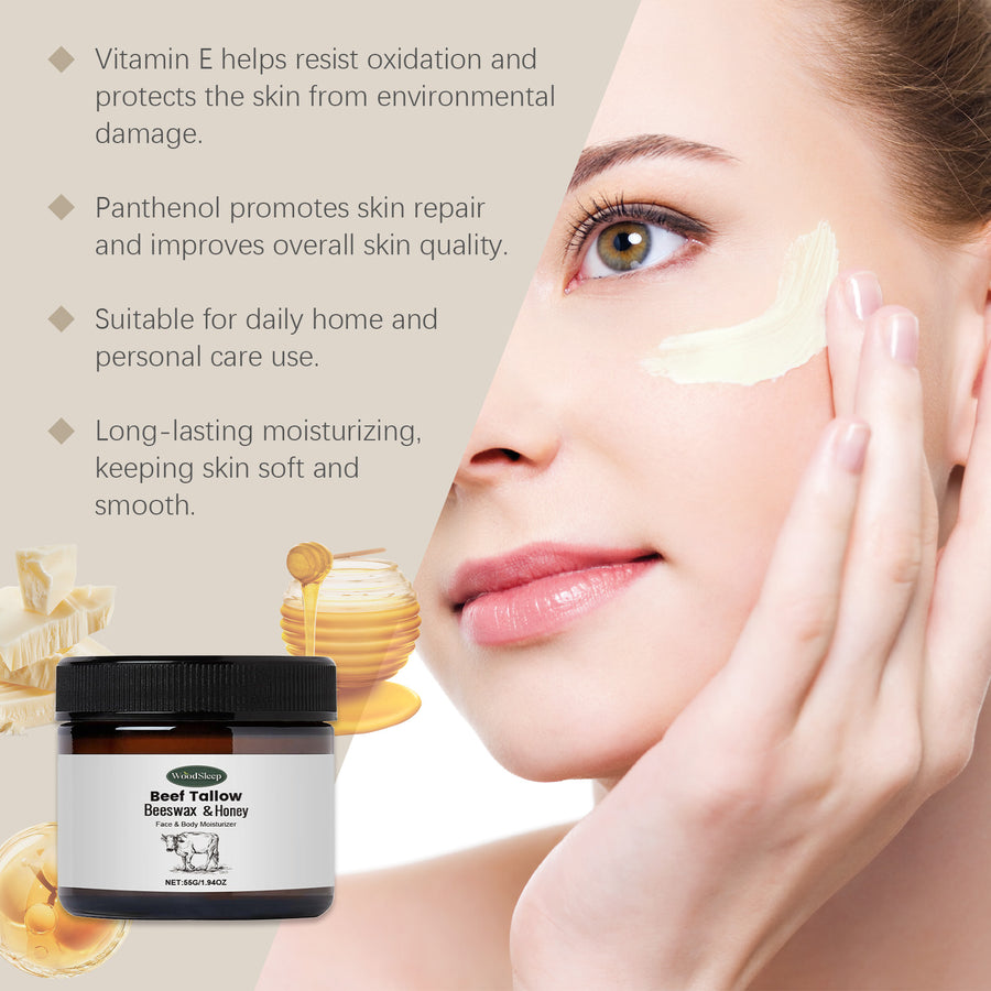 Tallow Moisturizing Cream for Soft, Smooth Facial Skin