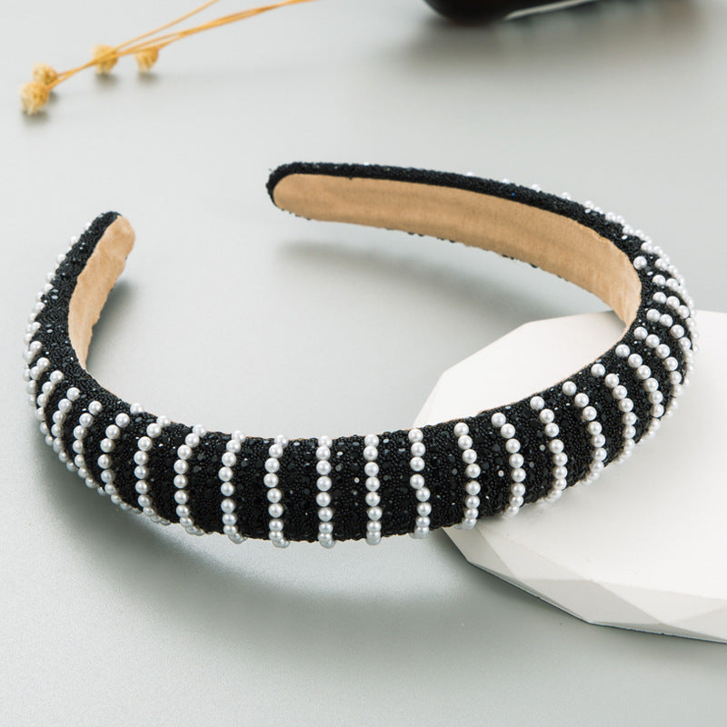 Pearl Rhinestone Headband for Instant Glamorous Style