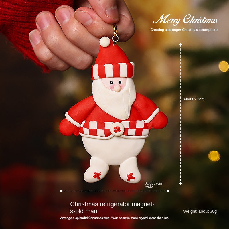 Christmas Gingerbread Magnets for a Festive Fridge