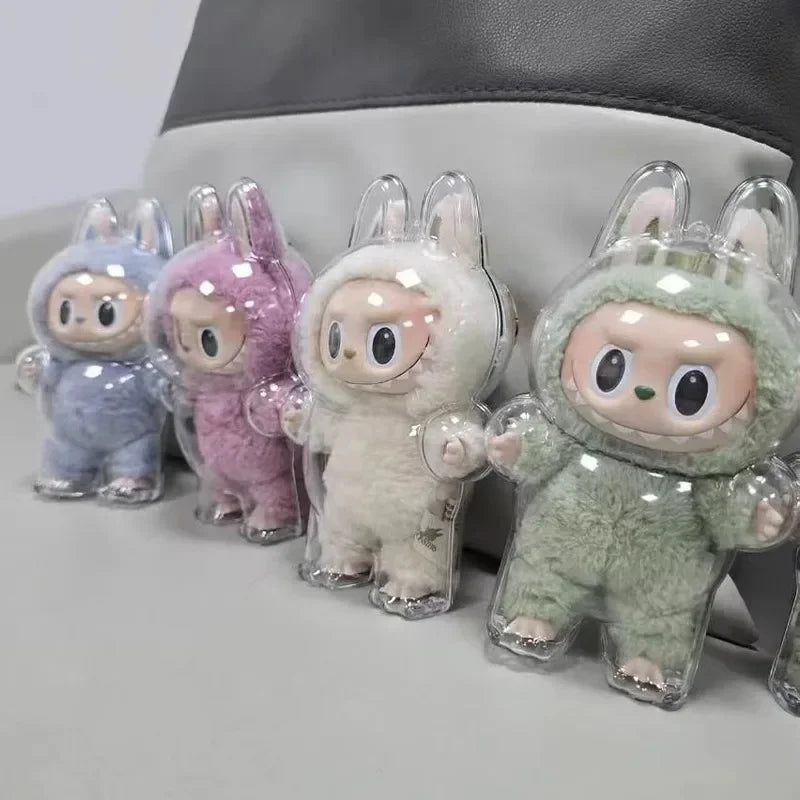 17cm Labubu Protector Case for Dressed Figures Display