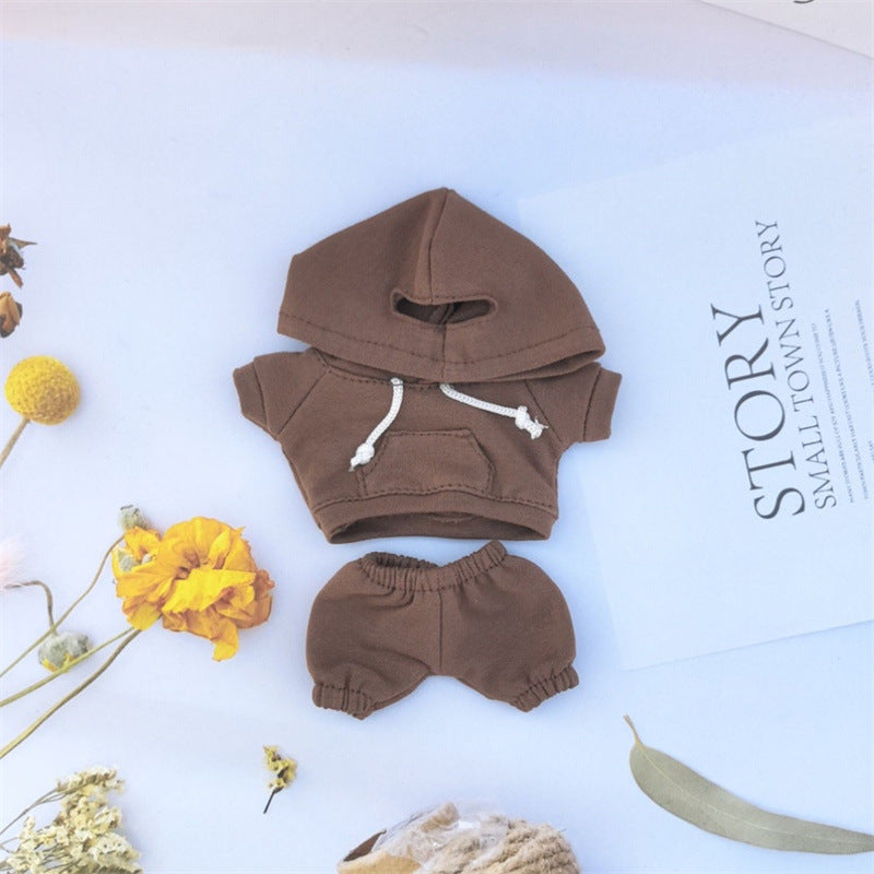 17cm Labubu Doll Outfit Set for Cozy Streetwear Style