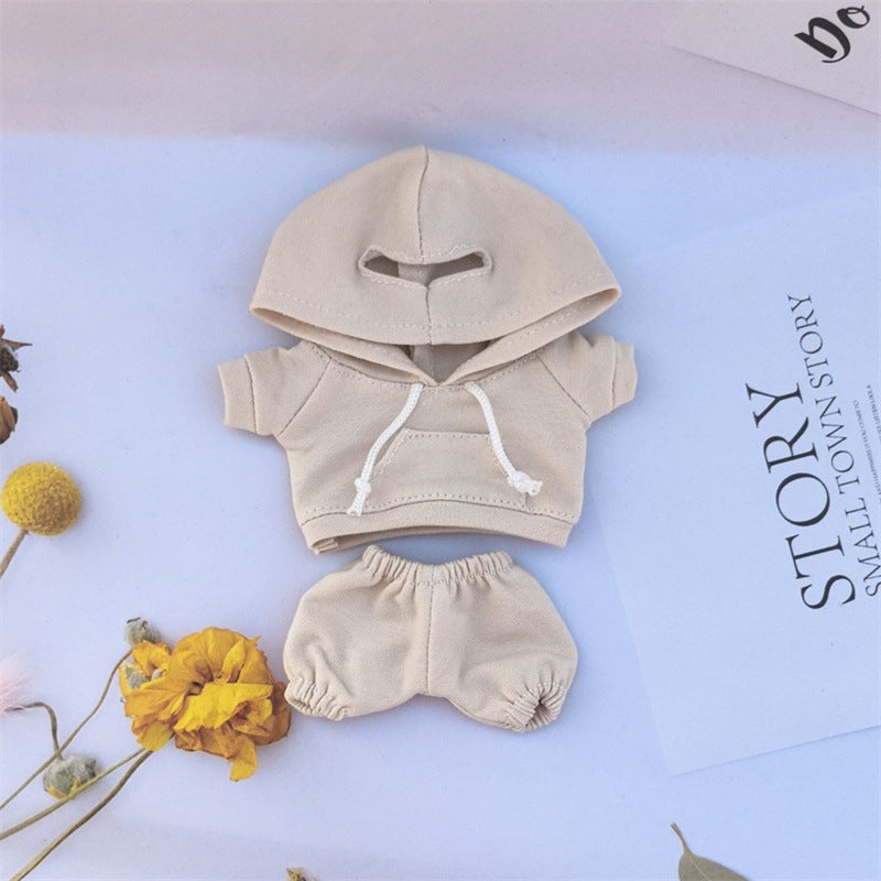 17cm Labubu Doll Outfit Set for Cozy Streetwear Style