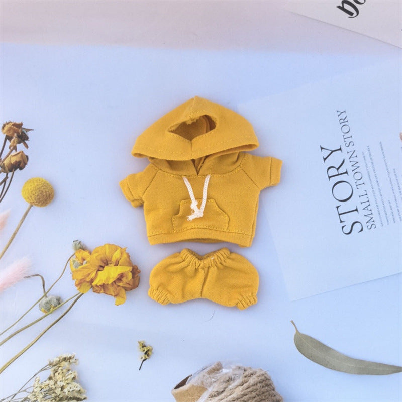 17cm Labubu Doll Outfit Set for Cozy Streetwear Style
