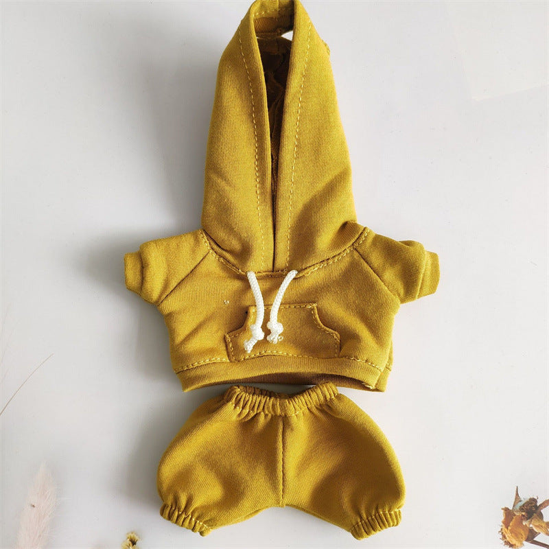 17cm Labubu Doll Outfit Set for Cozy Streetwear Style