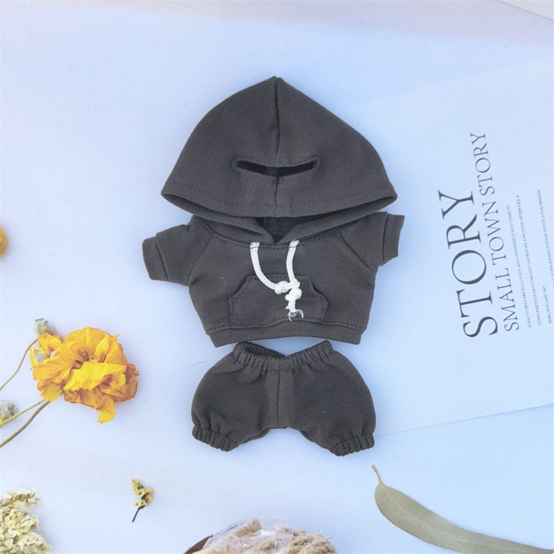 17cm Labubu Doll Outfit Set for Cozy Streetwear Style