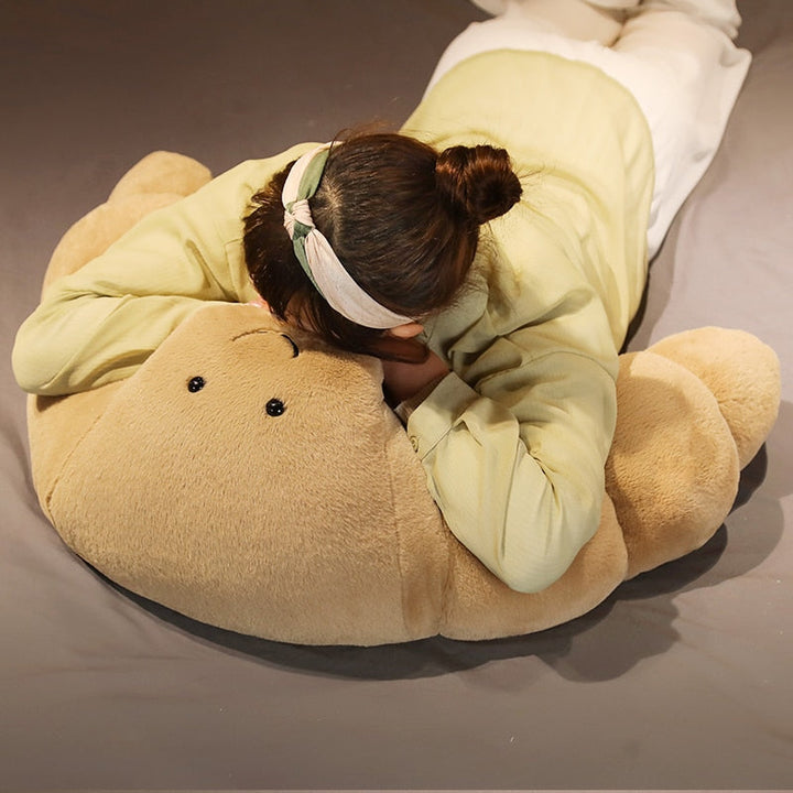 Croissant Plush Pillow for Cozy Cuddles and Decor